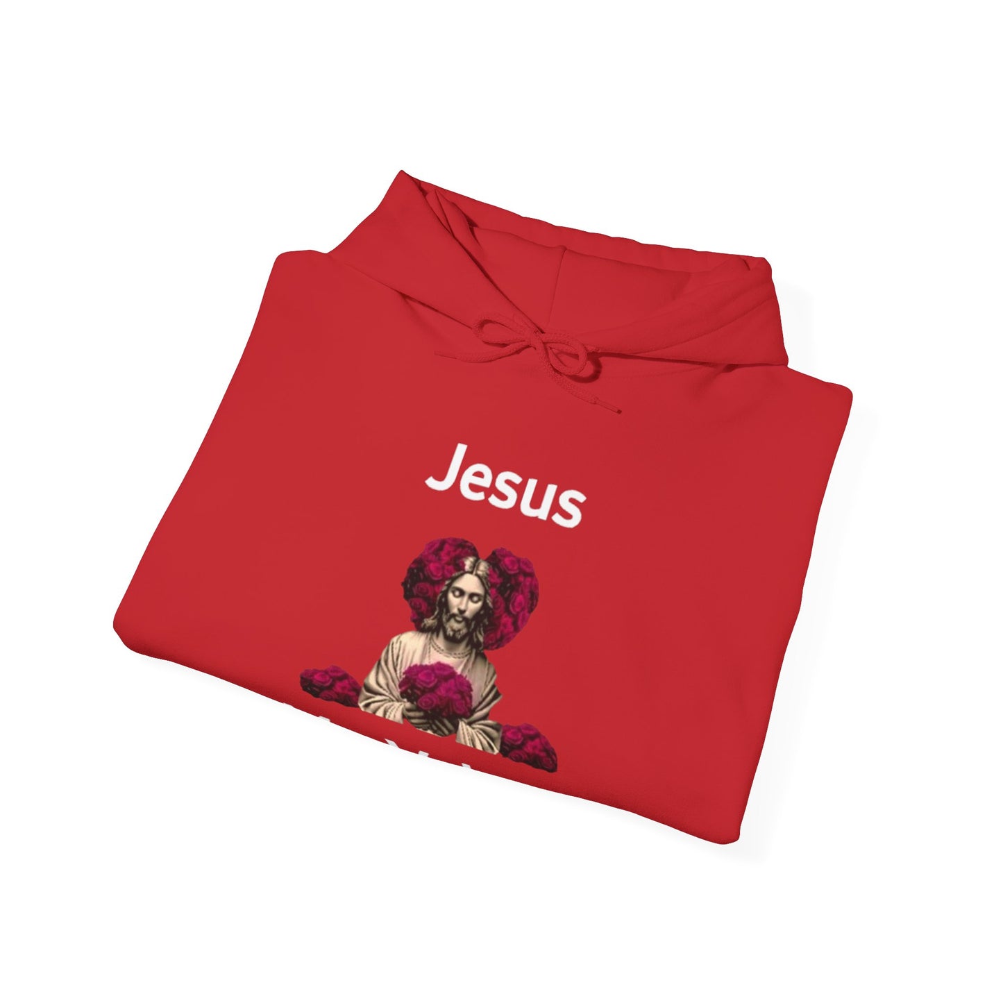 Jesus Is My Valentine (Hoodie) w/ White Typeface