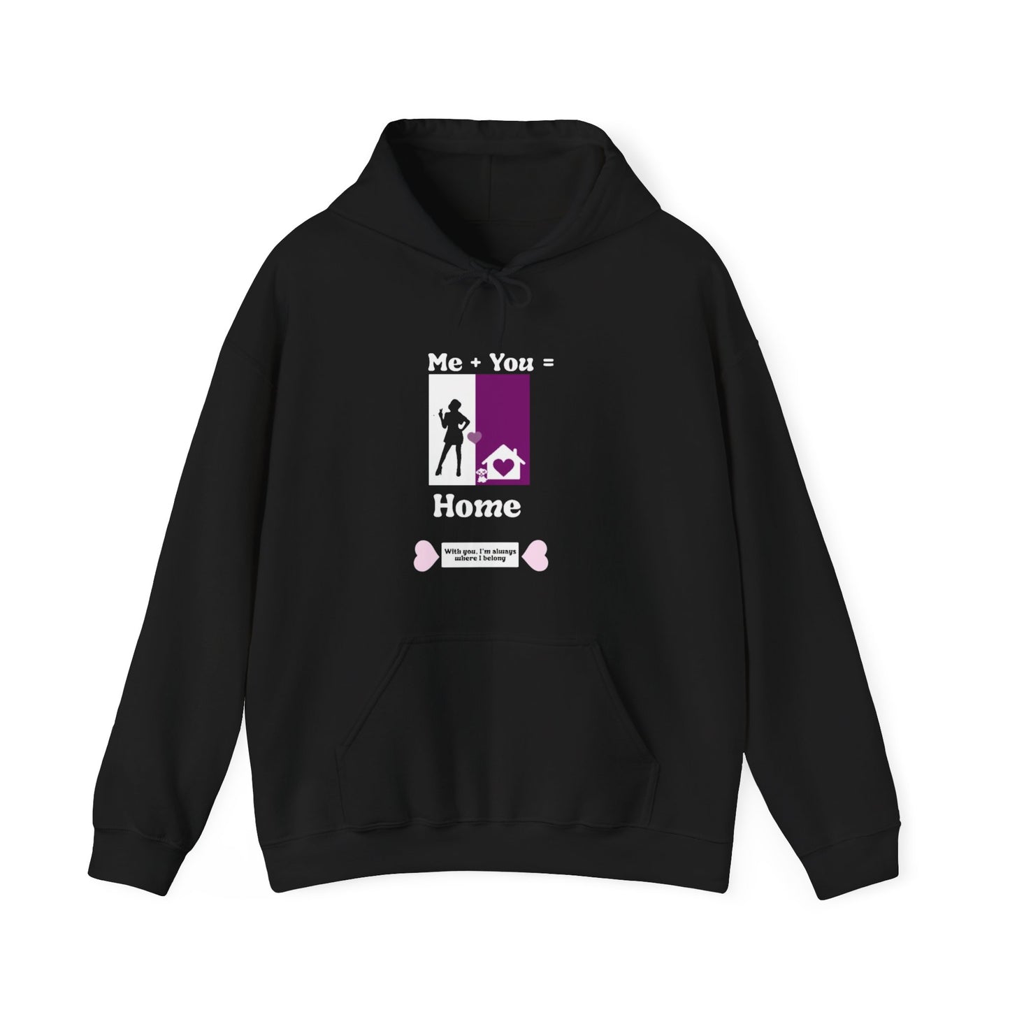 Me + Dog = ( Female Hoodie)