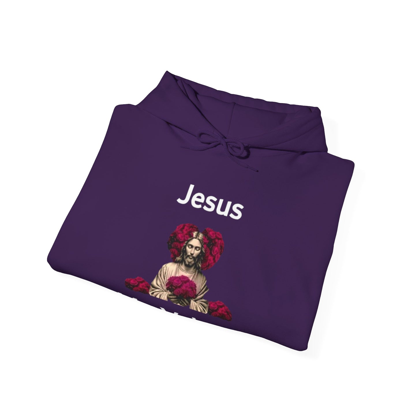 Jesus Is My Valentine (Hoodie) w/ White Typeface