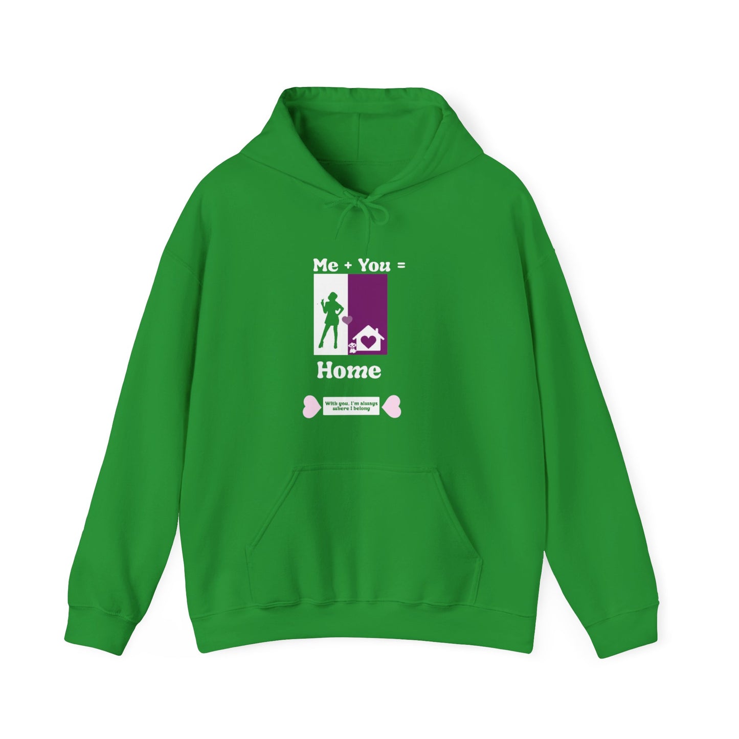 Me + Dog = ( Female Hoodie)