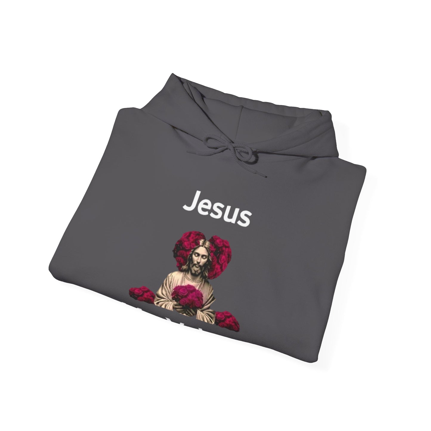 Jesus Is My Valentine (Hoodie) w/ White Typeface