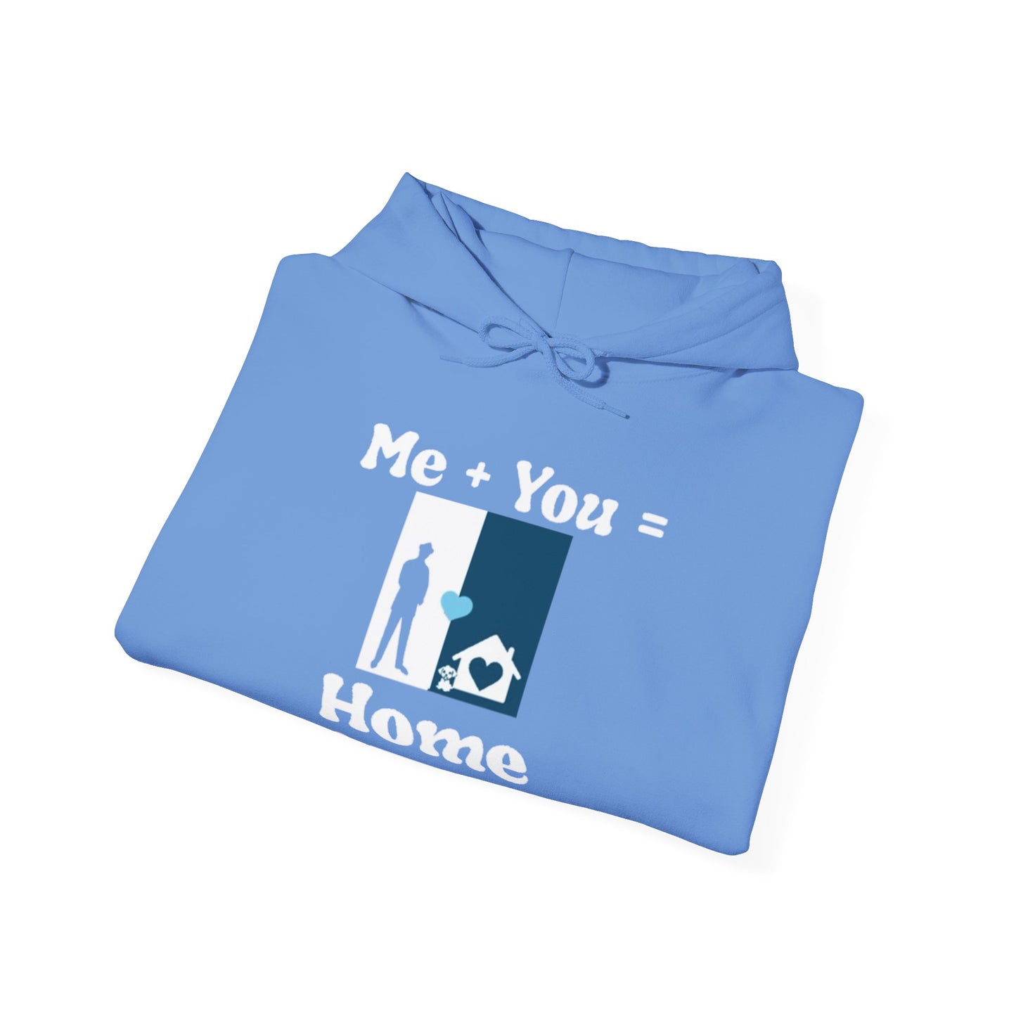 Me + Dog = Home ( Male 2 Hoodie)