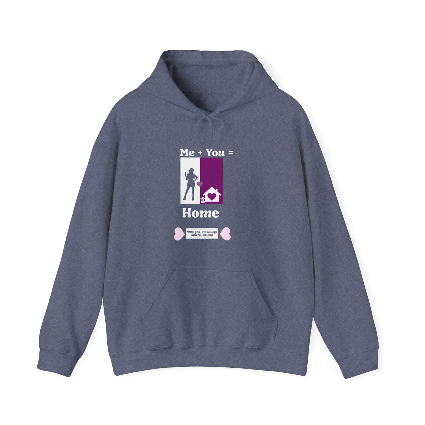 Me + Dog = ( Female Hoodie)