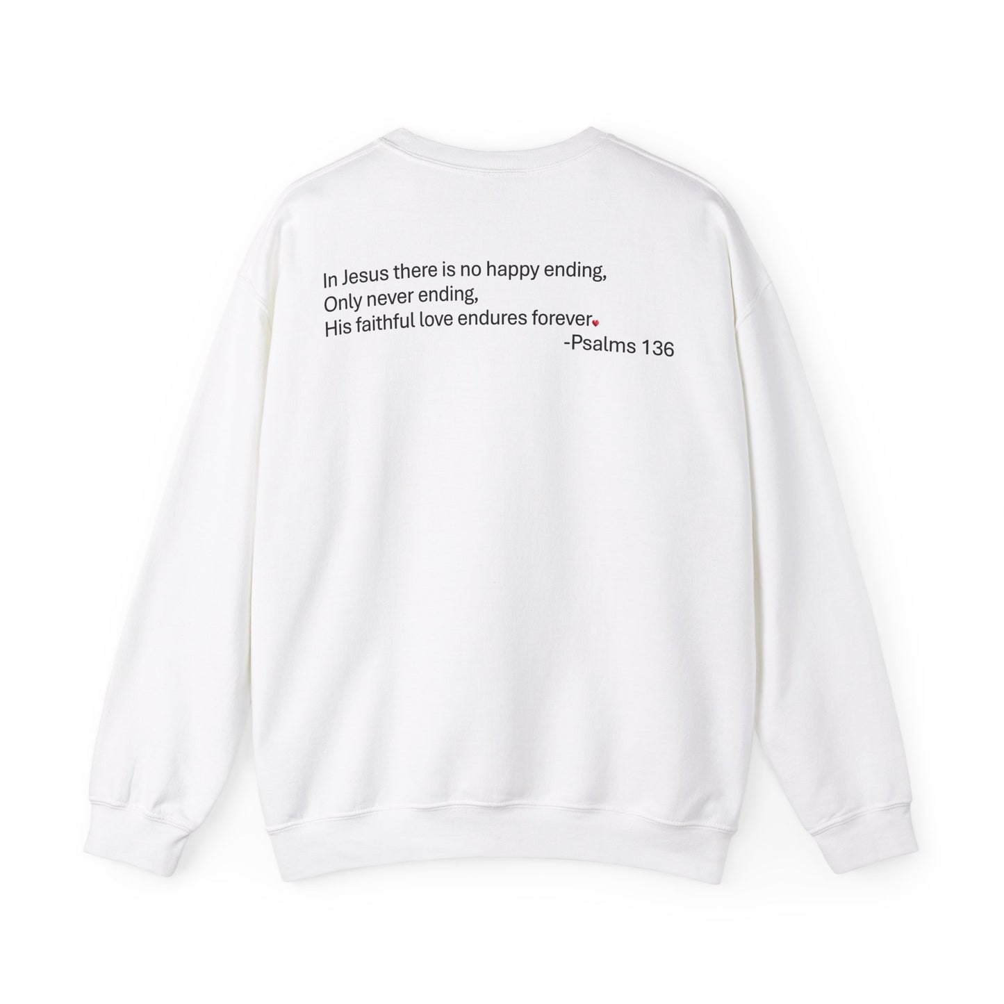 I Am Loved By Him (Sweater) White