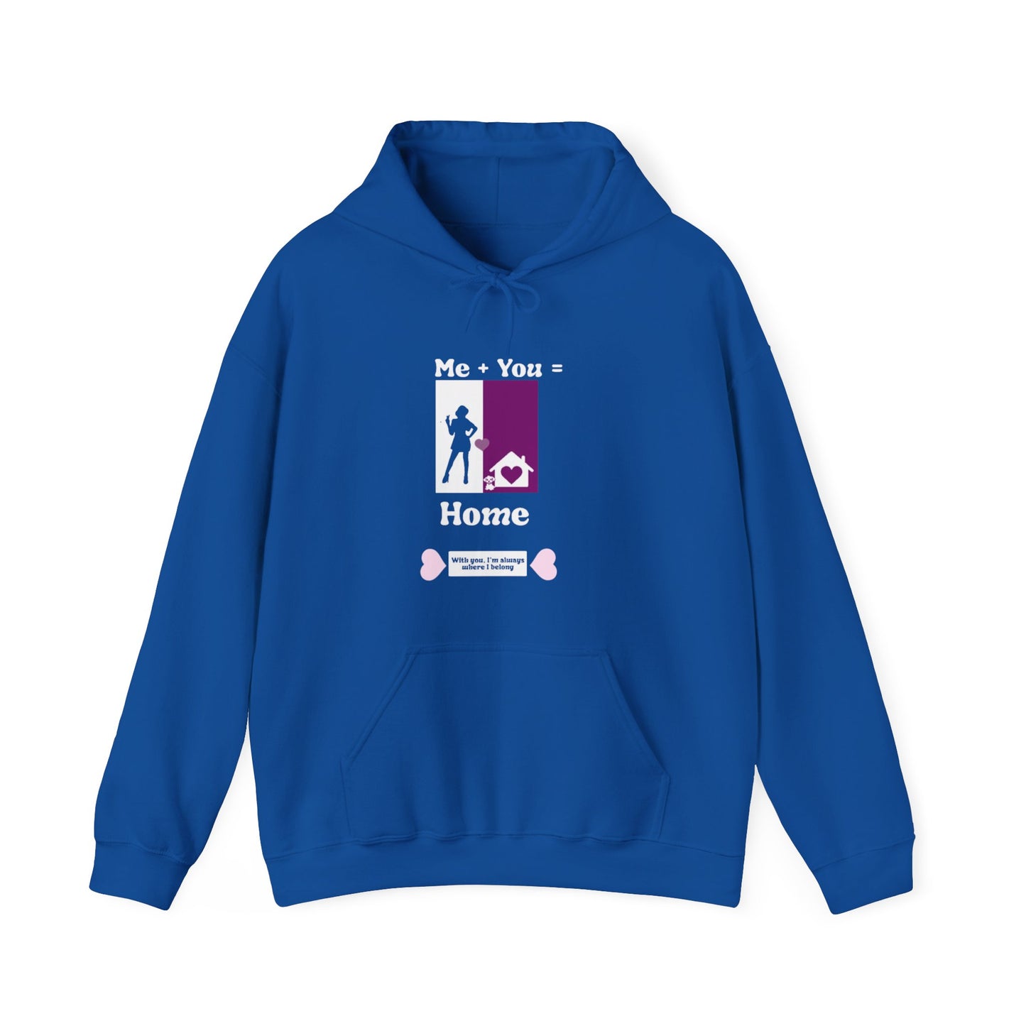 Me + Dog = ( Female Hoodie)
