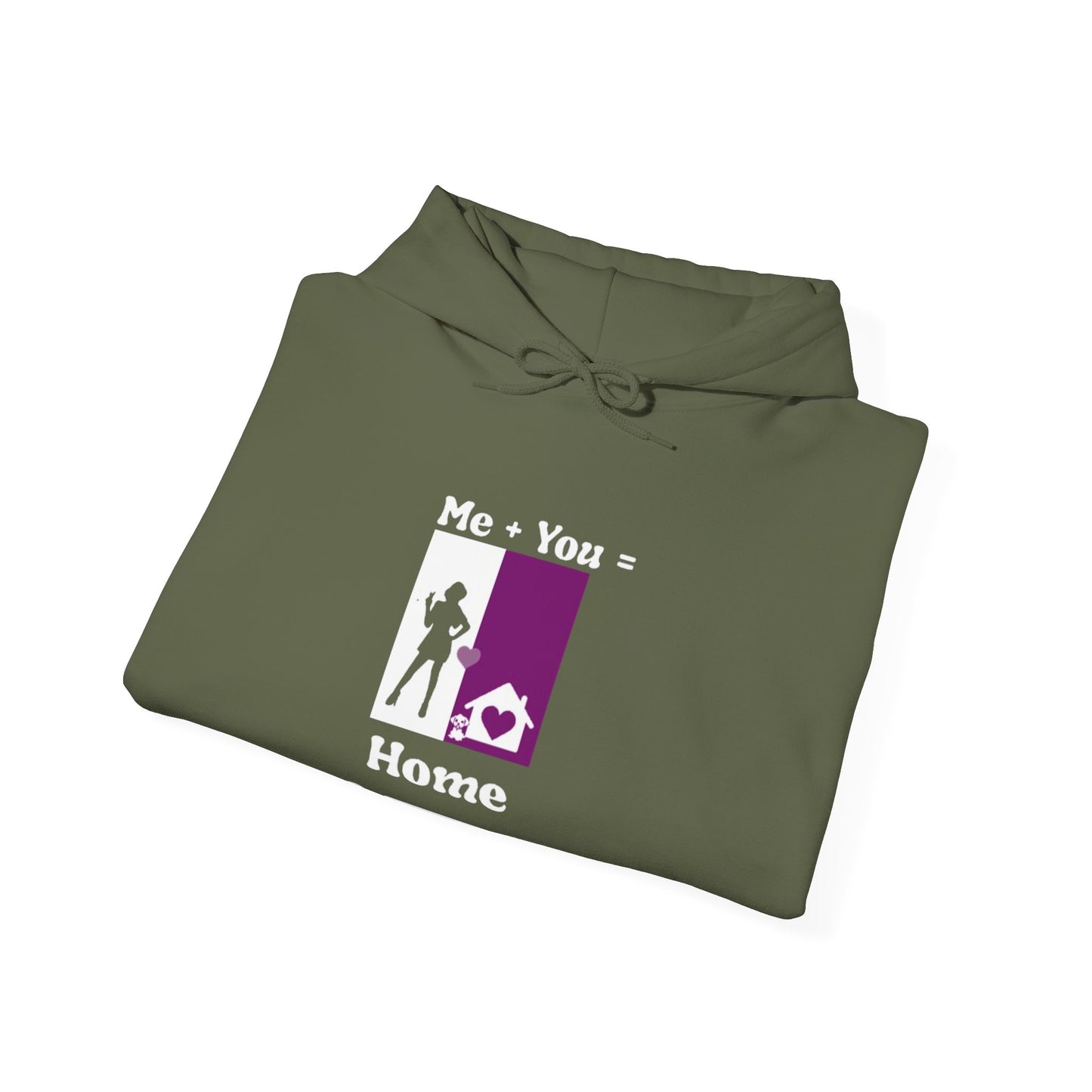 Me + Dog = ( Female Hoodie)