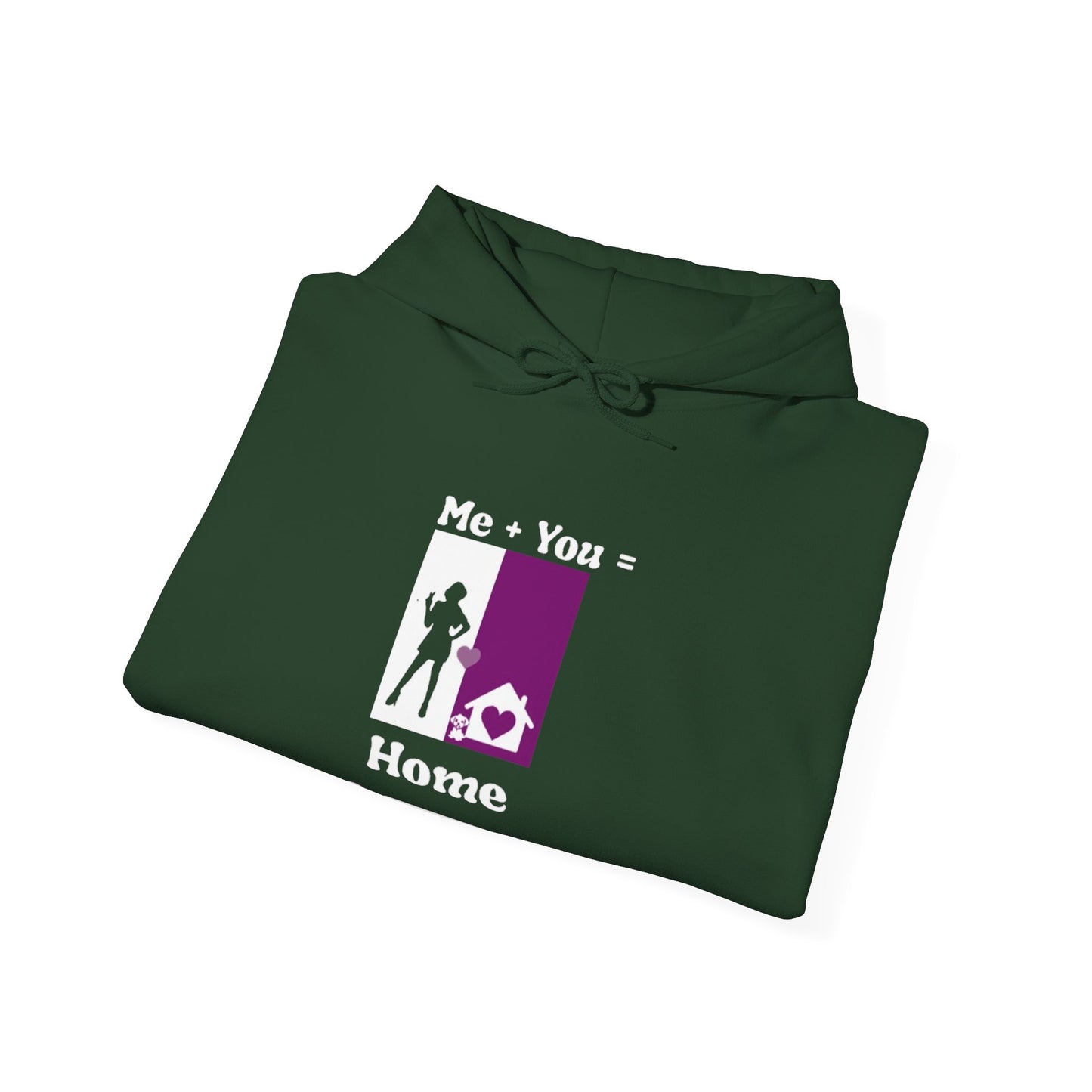 Me + Dog = ( Female Hoodie)