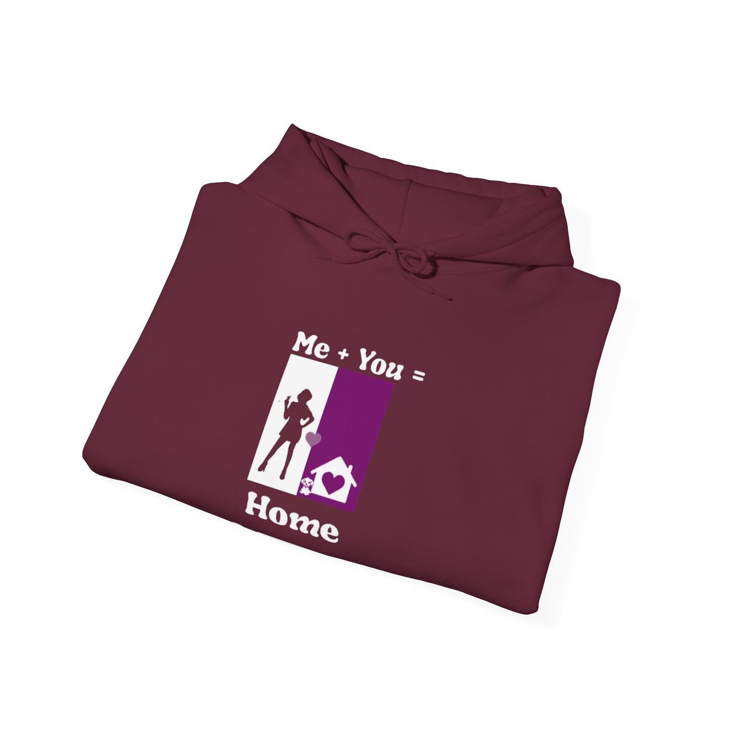 Me + Dog = ( Female Hoodie)