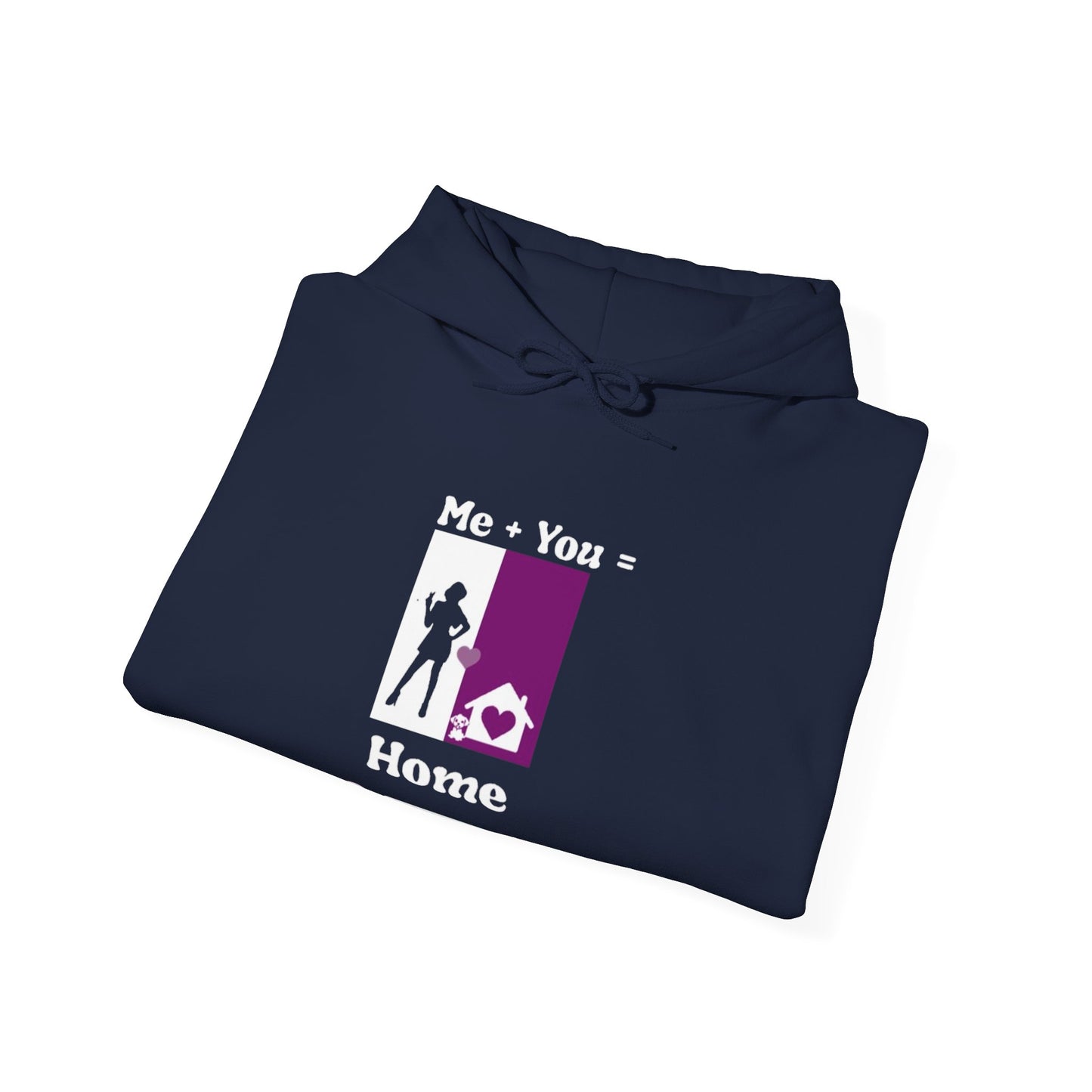 Me + Dog = ( Female Hoodie)