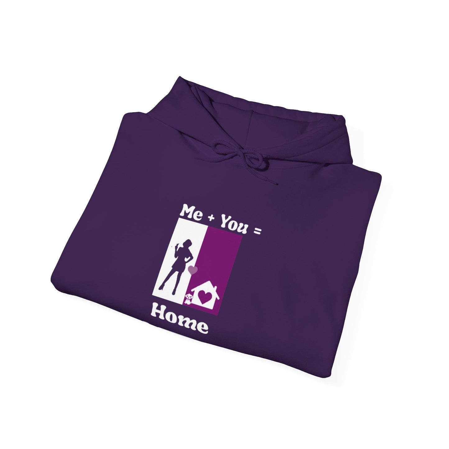 Me + Dog = ( Female Hoodie)