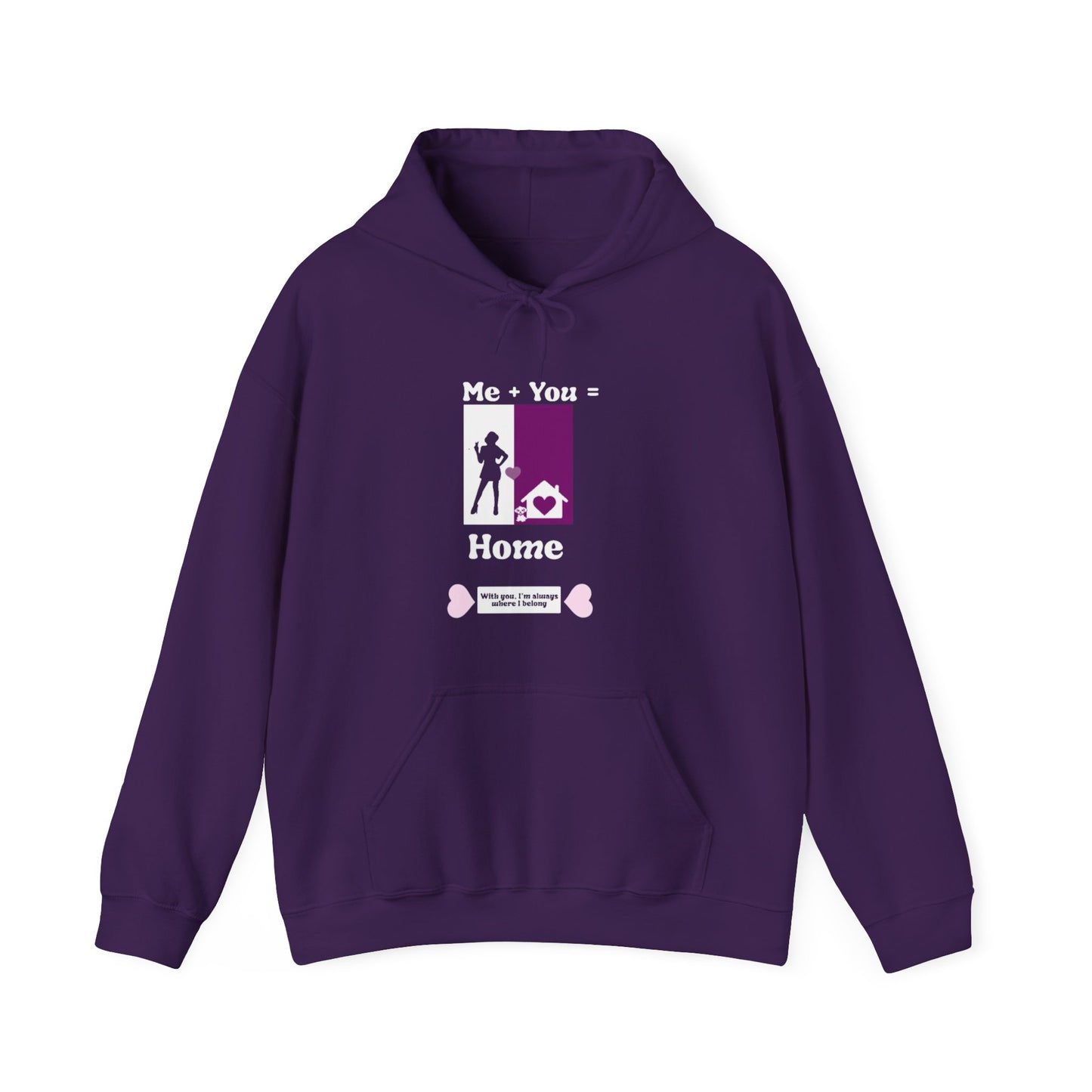 Me + Dog = ( Female Hoodie)