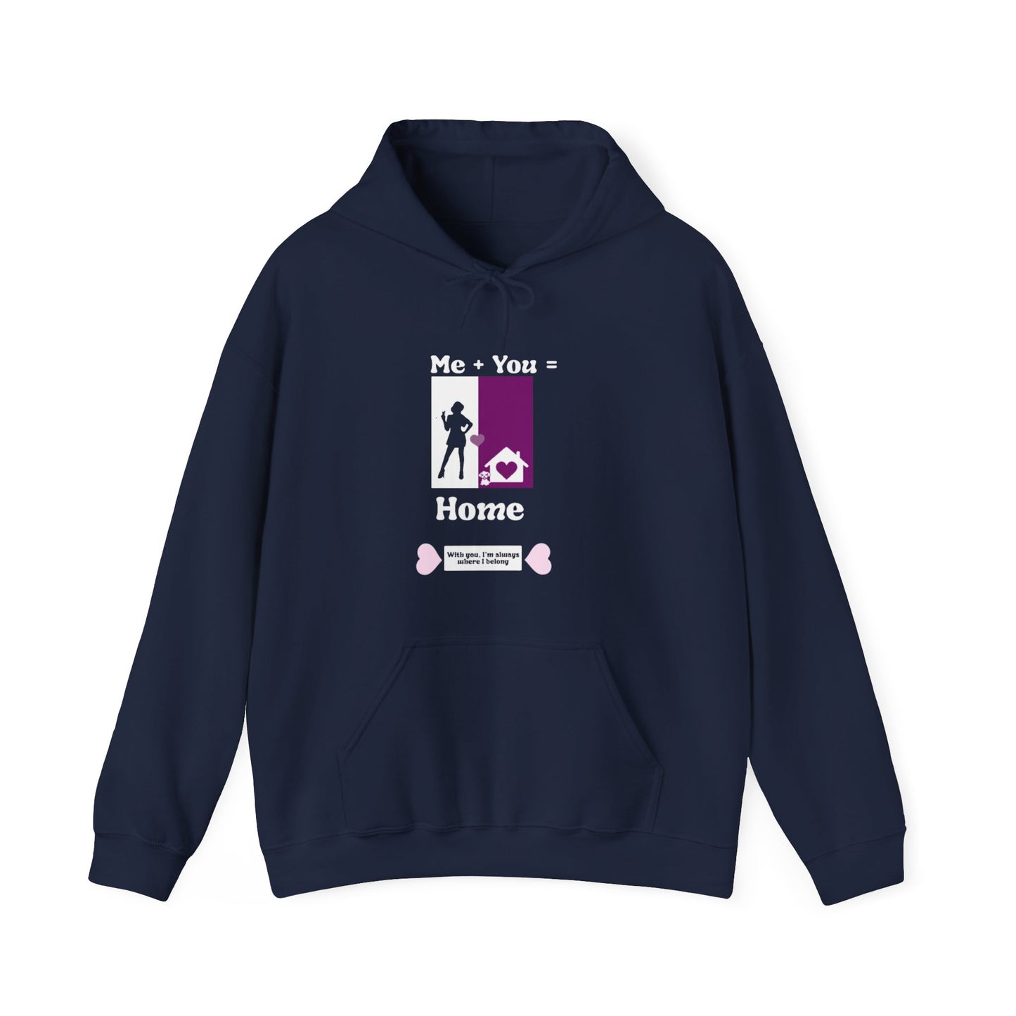Me + Dog = ( Female Hoodie)